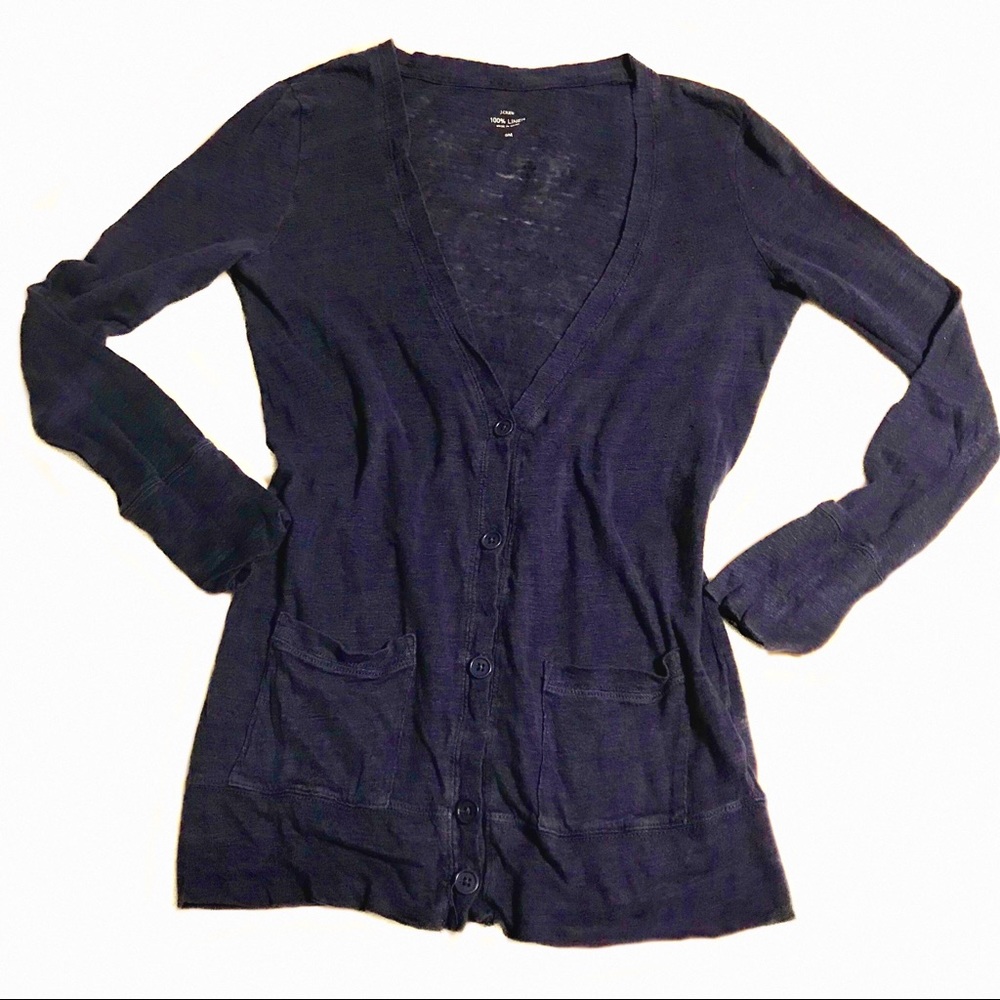 {J. Crew} 100% Linen Sweater